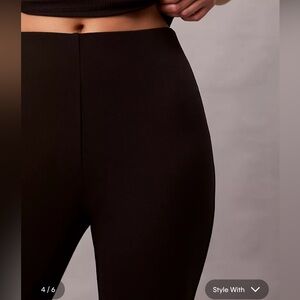 NWT $99 Calvin Klein Ponte Flared Pants - Black, Women’s Size XL